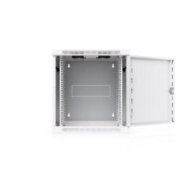 Ubiquiti UniFi 12U nástěnný rackový rozvaděč, výklopný, perforované dveře