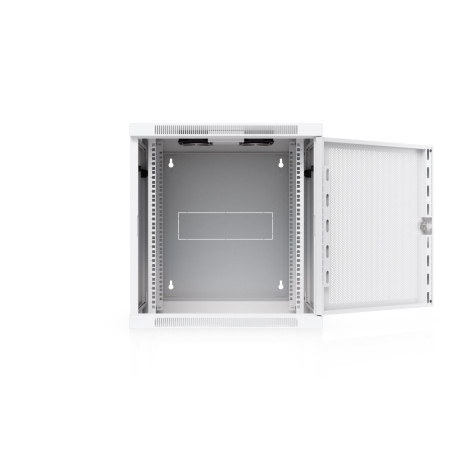 Ubiquiti UniFi 12U nástěnný rackový rozvaděč, výklopný, perforované dveře