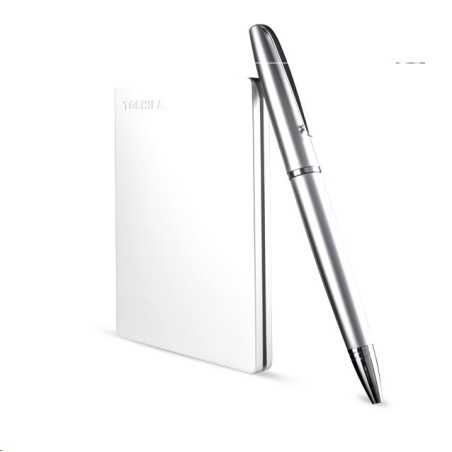Toshiba externí HDD 2TB Canvio Slim USB 3.2 Gen 1 stříbrná