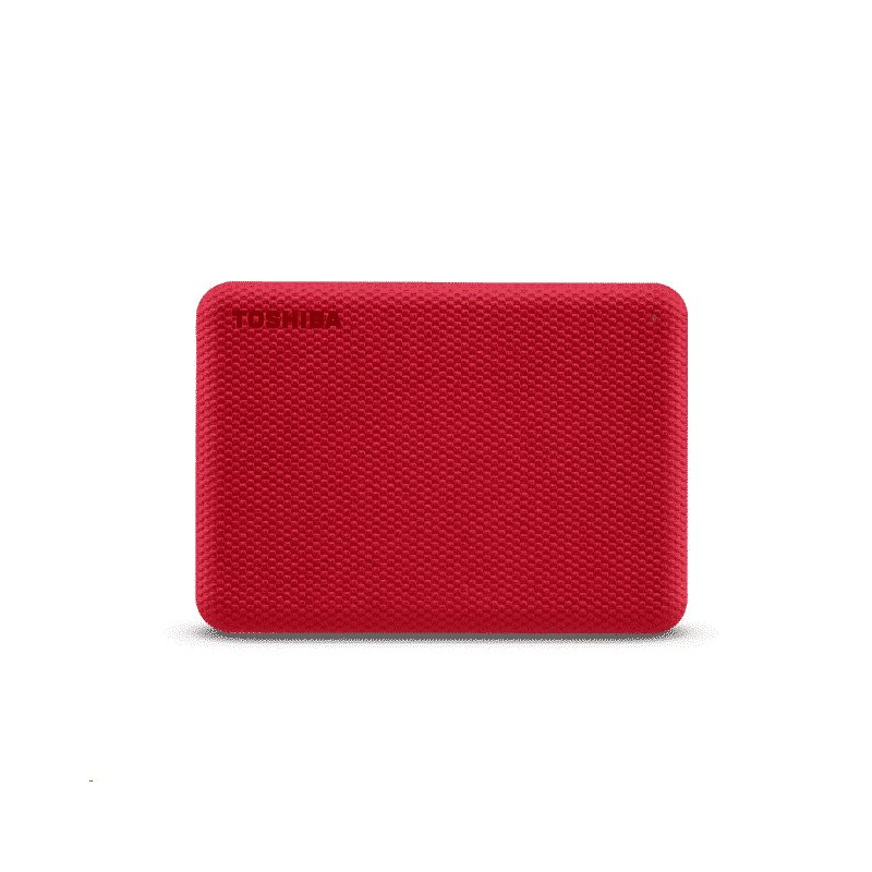 Toshiba externí HDD 2TB Canvio Advance USB 3.2 Gen 1 červená