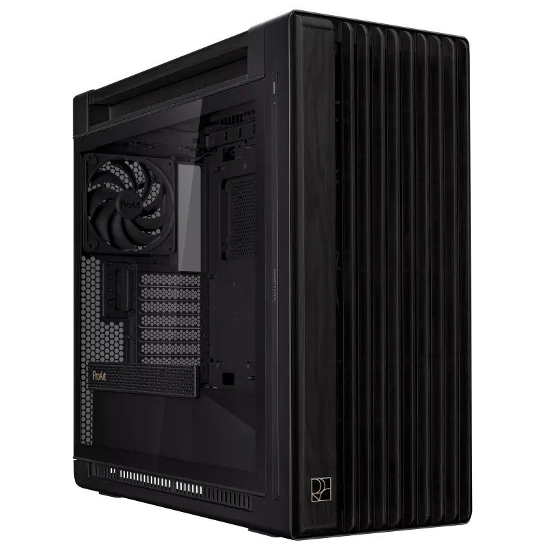 Skříň ASUS ProArt PA602 Wood TG PWM Black