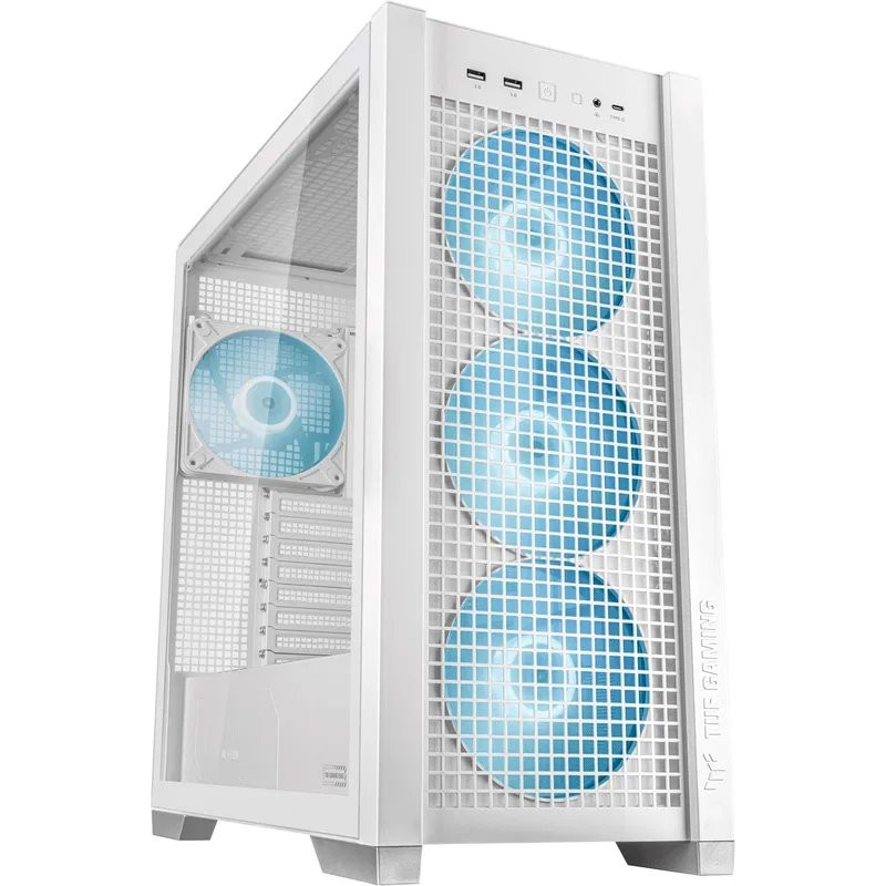 Skříň ASUS TUF Gaming GT302 TG ARGB White