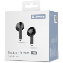Colorway bezdrátová sluchátka + mikrofon/ TWS/ CW-TWS2BK/ černá