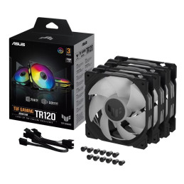 Ventilátor ASUS TUF Gaming TR120 FAN ARGB Black 3pack