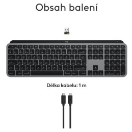 Logitech MX Keys S for Mac - SPACE GREY - CZE-SKY INT'L - EMEA