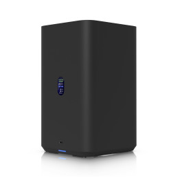 Ubiquiti UniFi dvoušachtové síťové úložiště NAS, 2.5 GbE, USB-C, černé provedení