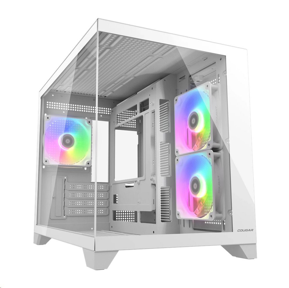 COUGAR PC skříň FV150 RGB White Mini tower