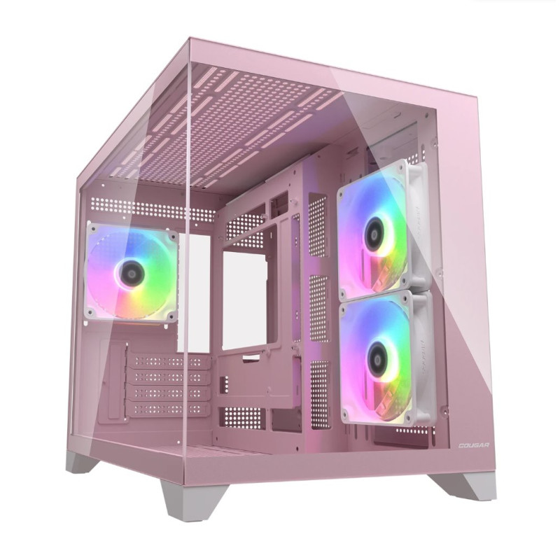 COUGAR PC skříň FV150 RGB Pink Mini tower