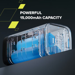 CANYON Qi2 magnetic power bank OnPower 150 15000mAh Aluminium Dark grey