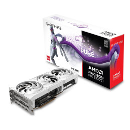 VGA SAPPHIRE PURE AMD Radeon RX 9070 OC 16GB, White (pošk. obal)