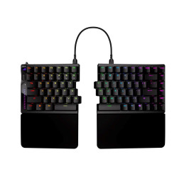 ASUS KB ROG Falcata (ROG HFX Magnetic V2 / PBT), magnetická, bezdrátová, ARBG, USB-C, US