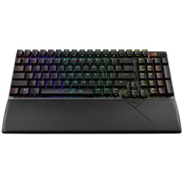 ASUS KB ROG STRIX SCOPE II 96 WIRELESS (ROG SNOW / PBT), mechanická, bezdrátová, BT, USB-A, US