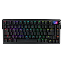 ASUS KB ROG Azoth Extreme (ROG NX Snow / PBT), mechanická, ROG Snow, displej, bezdrátová, BT, USB-C, US