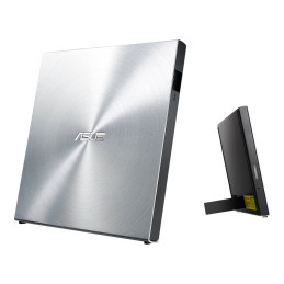 DVD ASUS SDRW-08U5S-U, USB, slim, externí, stříbrná
