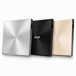 DVD ASUS ZenDrive U9M, USB-C/A, slim, externí, stříbrná