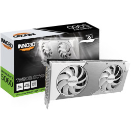 VGA INNO3D NVIDIA GeForce RTX 5060 Twin X2 OC 8GB GDDR7, White