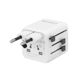 CANYON Travel Adapter OnTour One EU/UK/US/AUS   White