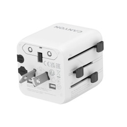 CANYON Travel Adapter OnTour One EU/UK/US/AUS   White
