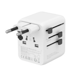 CANYON Travel Adapter OnTour 20 EU/UK/US/AUS 20W  White