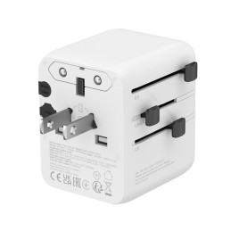 CANYON Travel Adapter OnTour 20 EU/UK/US/AUS 20W  White