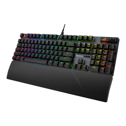 ASUS KB ROG Strix Scope II X (ROG NX Snow V2 / PBT), mechanická, drátová, USB-A, USB-C, US