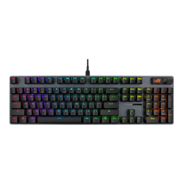 ASUS KB ROG Strix Scope II X (ROG NX Snow V2 / PBT), mechanická, drátová, USB-A, USB-C, US
