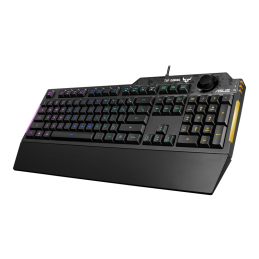 ASUS KB TUF Gaming K1, membránová, drátová, US