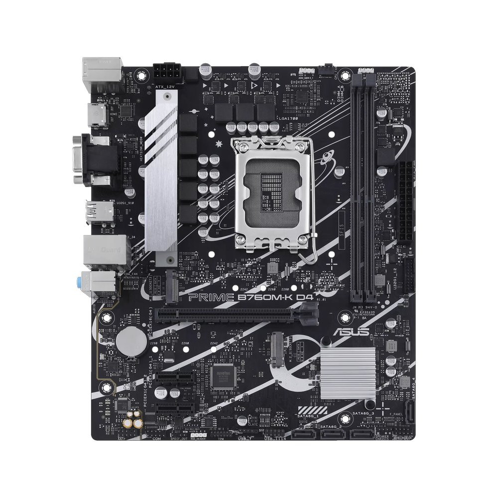 MB ASUS Prime B760M-K D4 /LGA1700/2xDDR4/M.2/HDMI/D-sub/mATX