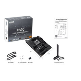 MB ASUS X870 Max Gaming WIFI7 /AM5/4xDDR5/M.2/W7+BT5.4/HDMI/USB4/ATX