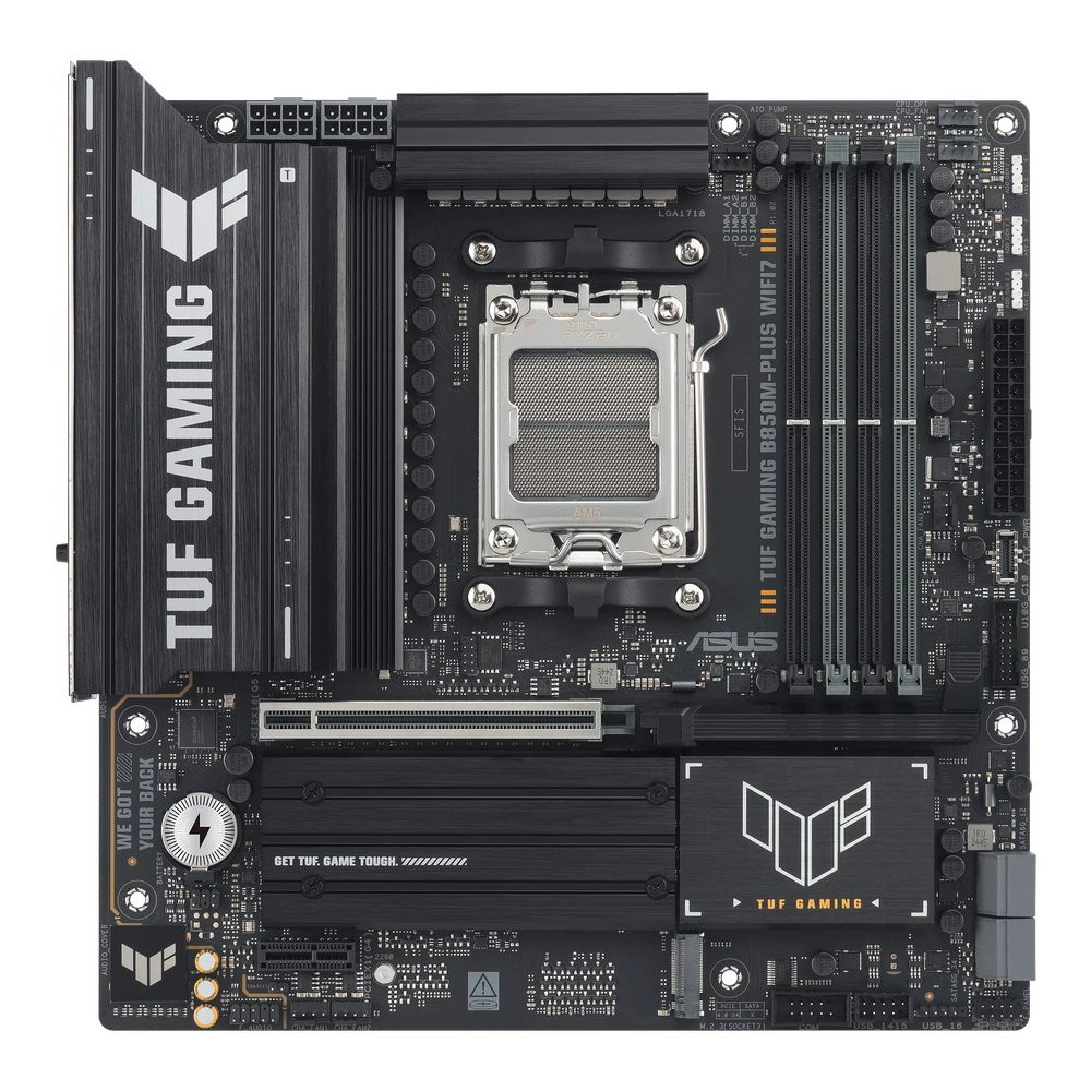 MB ASUS TUF Gaming B850M-PLUS WIFI7 /AM5/4xDDR5/M.2/W7+BT5.4/HDMI/DP/mATX