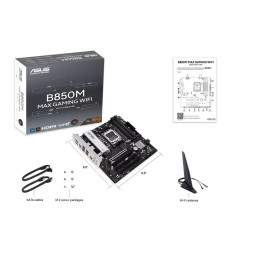 MB ASUS B850M Max Gaming WIFI /AM5/4xDDR5/M.2/W6+BT5.4/HDMI/DP/mATX