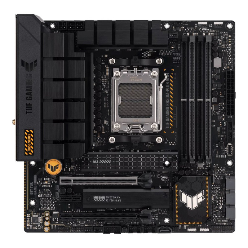 MB ASUS TUF Gaming B650M-PLUS WIFI /AM5/4xDDR5/M.2/W6+BT5.2/HDMI/DP/mATX