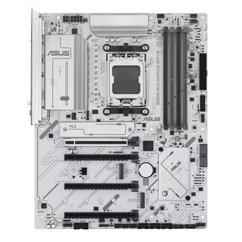 MB ASUS B650E Max Gaming WIFI W /AM5/4xDDR5/M.2/W6E+BT5.3/HDMI/DP/ATX/White