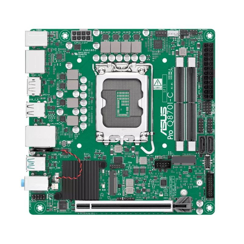 MB ASUS Pro Q870I-C-CSM /LGA1851/2xDDR5/M.2/HDMI/DP/mITX