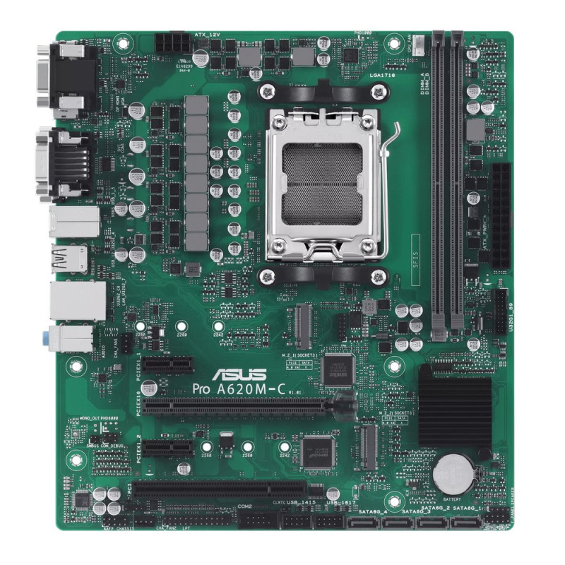 MB ASUS Pro A620M-C-CSM /AM5/2xDDR5/M.2/HDMI/DP/DVI-D/D-sub/mATX