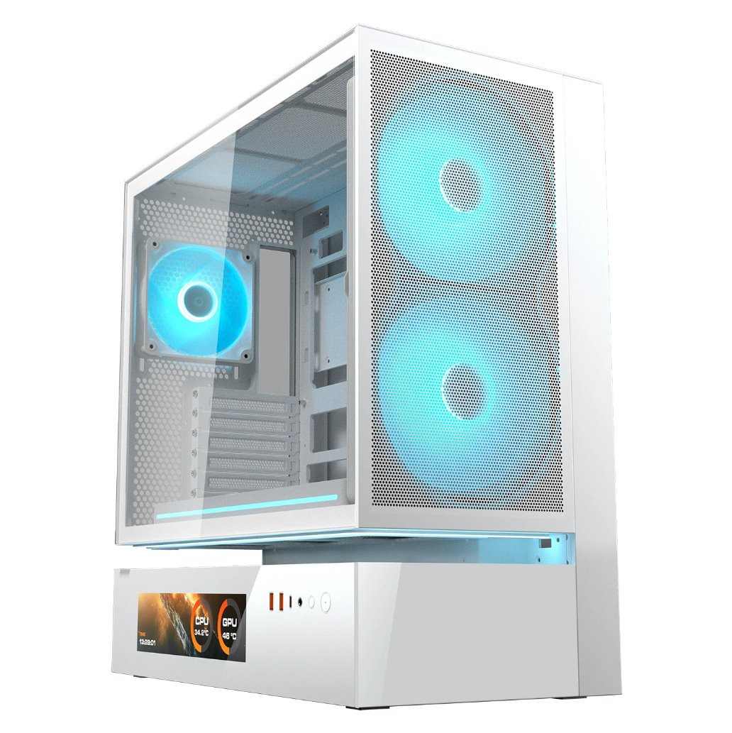 COUGAR PC skříň CFV235 Mesh Vision White Mid
