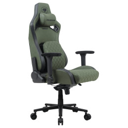 COUGAR herní židle DEFENSOR S F (Tkaná látka) - ARMY GREEN - zelená