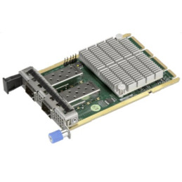 SUPERMICRO AOC-A25G-m2SM - 2×25GbE (SFP28),Cx6, RoCE2, NVGRE, VXLAN, NC-SI, DCMS upg.,propriet. AIOM ff (0,5U)