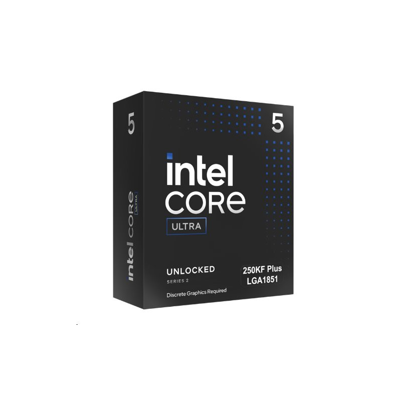 Intel® Core™ Ultra 5 processor 250KF Plus up to 5.30 GHz/18C/18T,30MB Cache/No Graphics/LGA1851