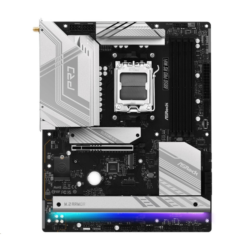 MB Asrock B850 PRO RS WIFI /AM5/4xDDR5/M.2/W6E+BT5.2/HDMI/USB-C/ATX