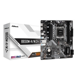 MB Asrock B650M-H/M.2+ /AM5/2xDDR5/M.2/HDMI/DP/mATX