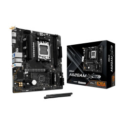 MB Asrock A620AM-X WIFI /AM5/2xDDR5/M.2/W6+BT5.0/HDMI/DP/mATX