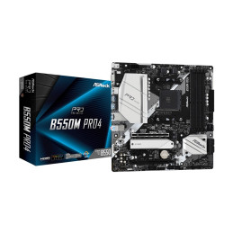 MB Asrock B550M PRO4 /AM4/4xDDR4/M.2/HDMI/DP/D-sub/mATX