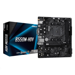 MB Asrock B550M-HDV /AM4/2xDDR4/M.2/HDMI/DVI-D/D-Sub/mATX
