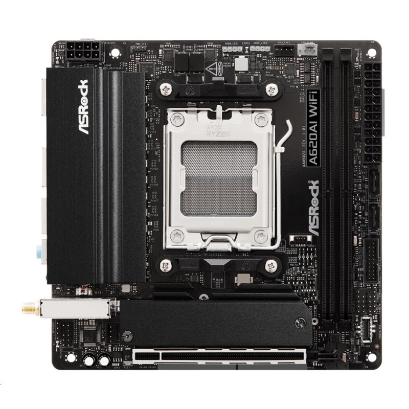 MB Asrock A620AI WIFI /AM5/2xDDR5/M.2/W6E+BT5.2/HDMI/mITX