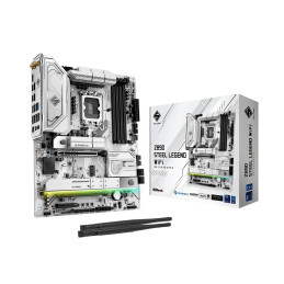 MB Asrock Z890 STEEL LEGEND WIFI /LGA1851/4xDDR5/M.2/W7+BT5.4/HDMI/TB4/ATX/White