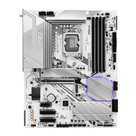 MB Asrock Z890 PRO RS WIFI WHITE  /LGA1851/4xDDR5/M.2/W6E+BT5.3/HDMI/DP/TB4/ATX/White