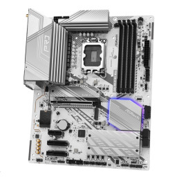 MB Asrock Z890 PRO RS WIFI WHITE  /LGA1851/4xDDR5/M.2/W6E+BT5.3/HDMI/DP/TB4/ATX/White