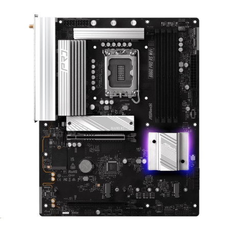 MB Asrock B860 PRO RS WIFI /LGA1851/4xDDR5/M.2/W6E+BT5.3/HDMI/DP/ATX