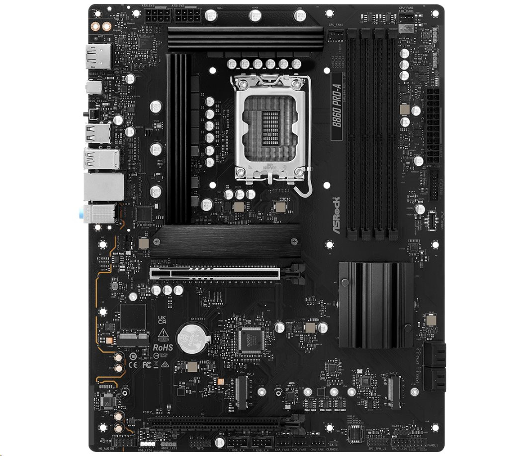 MB Asrock B860 PRO-A /LGA1851/4xDDR5/M.2/HDMI/DP/ATX